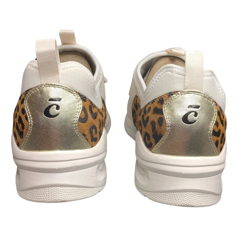 Clove Nurse Shoes Limited Edition Nursing Sneakers Animal Leopard Print Faux Fur - Picture 10 of 12